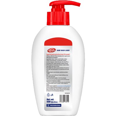 Lifebuoy Liquid Handwash 500ml - With Lifebuoy Liquid Handwash, you get germ protection in just 10 seconds