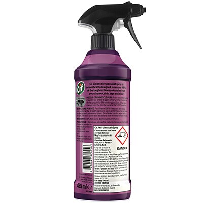 Cif Spray Anti-Limescale 435ml - With Cif Spray Anti-Limescale, your surfaces become shiny and at their beautiful best