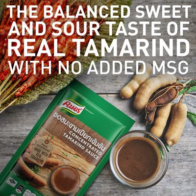 Knorr Concentrated Tamarind Sauce - 家乐浓缩罗望子酱简化了料理的准备步骤，让厨师能轻易地使用它创造出不同的料理和菜肴