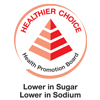Lower in Sugar and Sodium