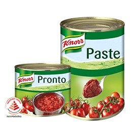 Knorr Pronto Tomato and Knorr Tomato Paste Knorr Pronto Tomato and Knorr Tomato Paste
