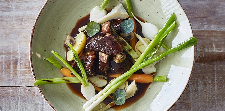 Beef Bourguignon with Dark Chocolate