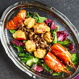 主菜：咸蛋奶油龙虾